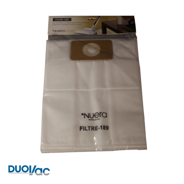 Paquet de 3 sacs de filtration 12 Litre en polypropylène DUOVAC - FILTRE-189-DV Paquet de 3 sacs de filtration 12 Litre en polypropylène DUOVAC - FILTRE-189-DV